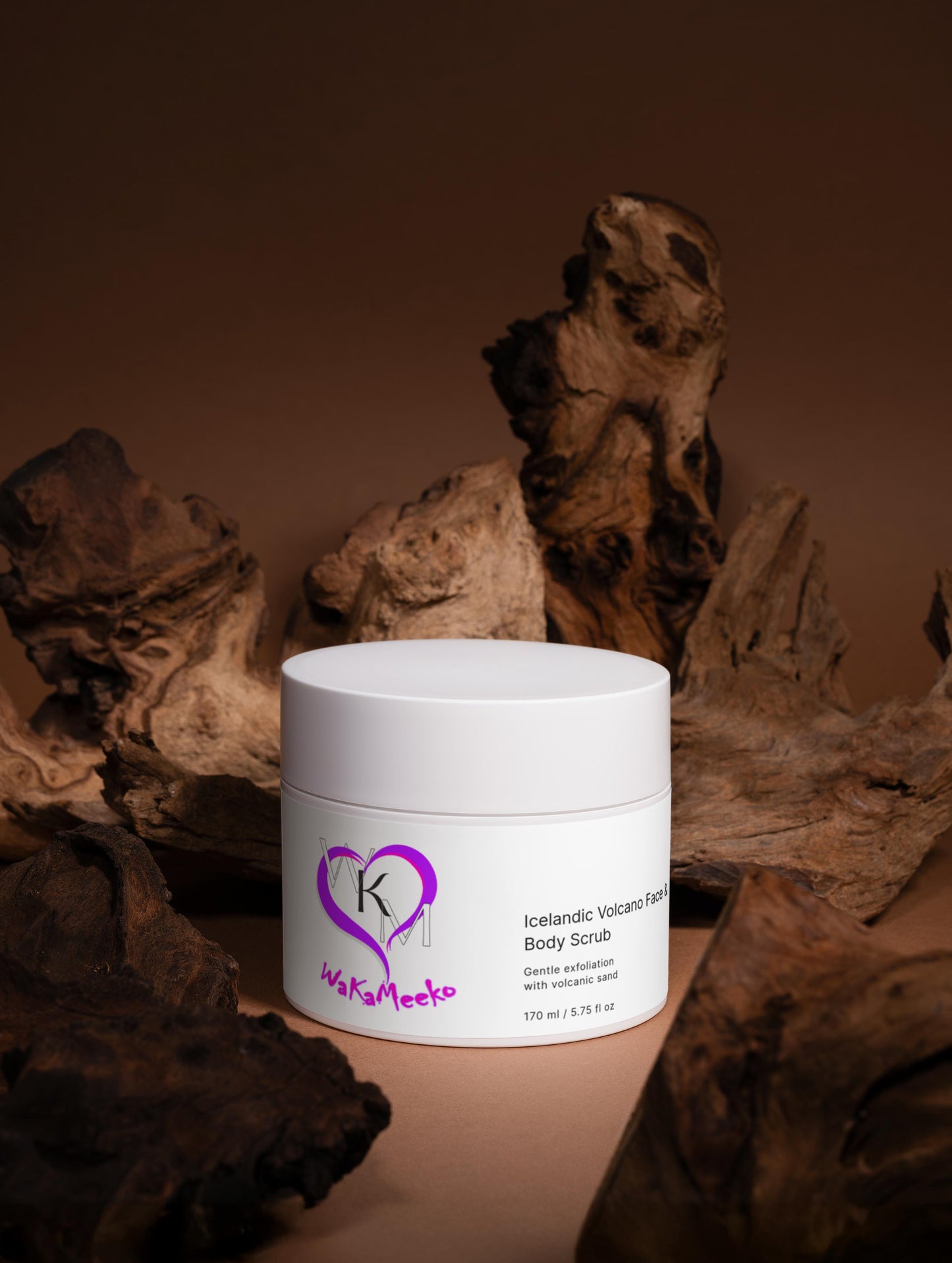 WaKaMeeko Icelandic Volcano Face & Body Scrub