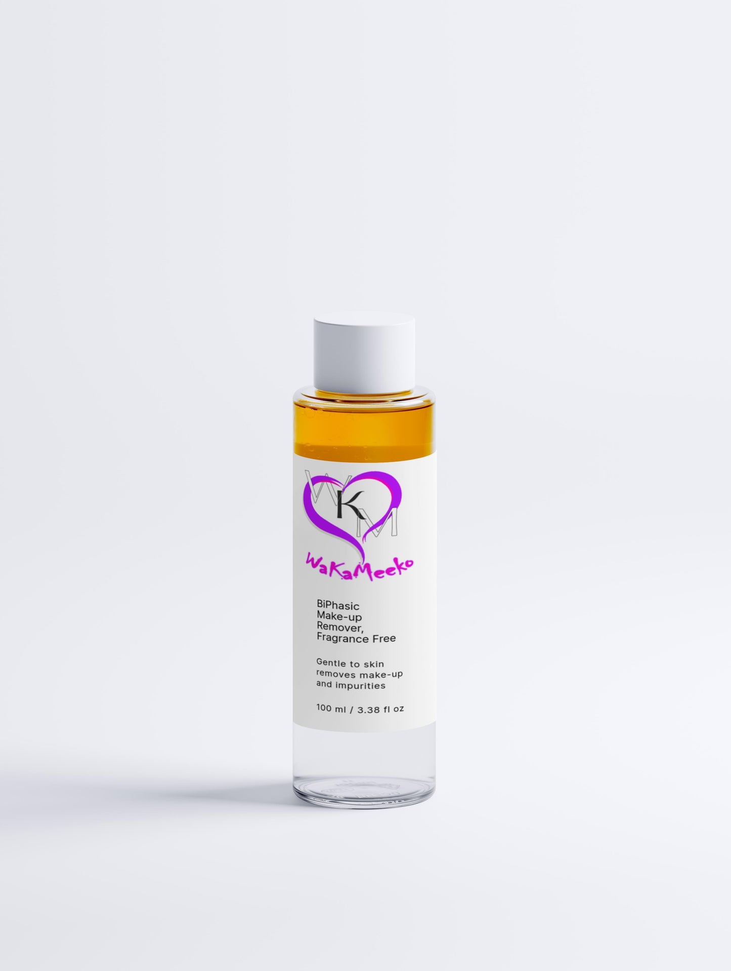 WaKaMeeko BiPhasic Make-up Remover, Fragrance Free