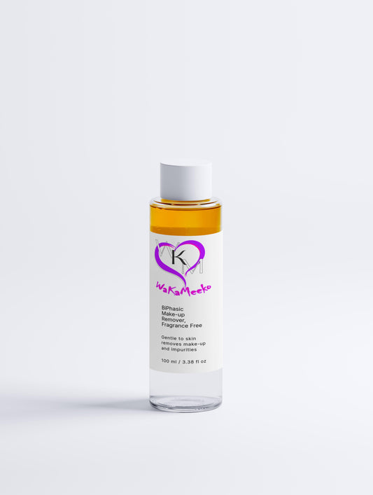 WaKaMeeko BiPhasic Make-up Remover, Fragrance Free