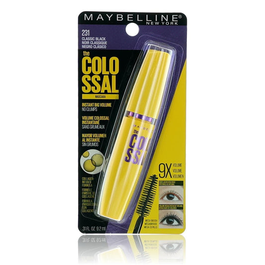 Maybelline The Colossal Mascara by Maybelline, .31oz Mascara - 231 Classic Black