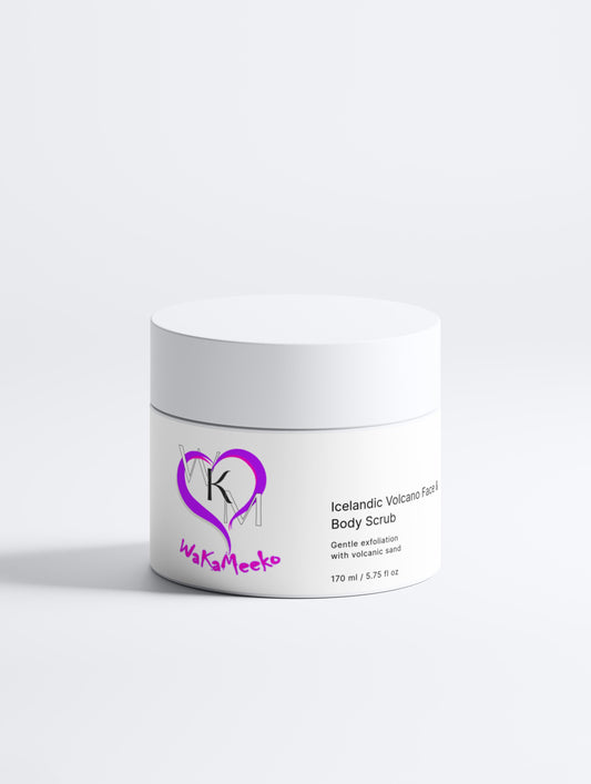 WaKaMeeko Icelandic Volcano Face & Body Scrub